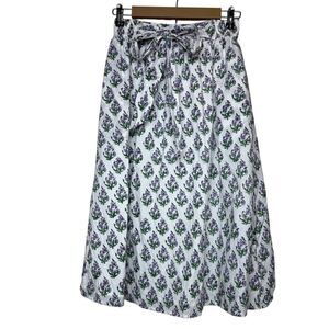 Beau & Ro Block Print Midi Skirt Sz. XS